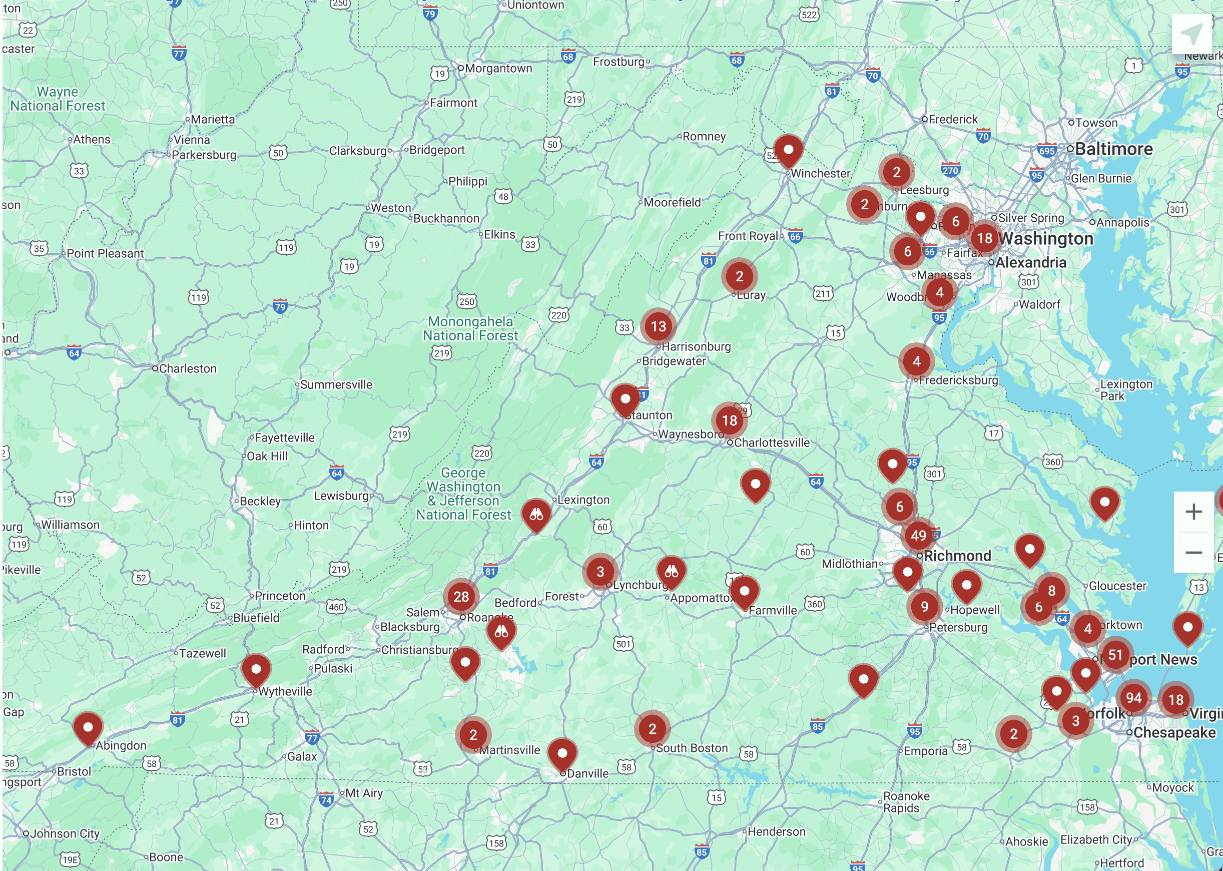 Heritage Sites in Network